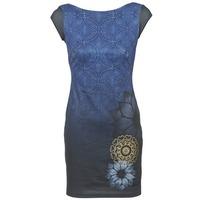 Desigual ECHOUMINE women\'s Dress in blue