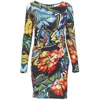 desigual acoulore womens dress in multicolour