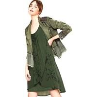 desigual 72v2wj1 dress women womens dress in green