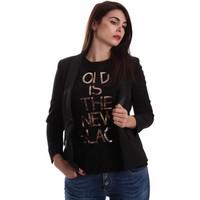 denny rose 64dr13023 blazer women womens tracksuit jacket in black