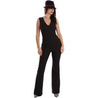 denny rose 64dr12021 tuta women black womens jumpsuit in black