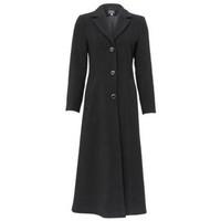 de la creme womens long smart coat womens parka in black