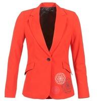 desigual feloje womens jacket in red