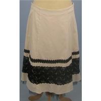 Debut at Debenhams, size 14 white & black skirt