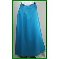 Deborah Newell - Size: 14 - Turquoise Blue - Vintage skirt