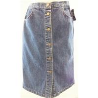 Debenhams - Size: 12 - Blue - Knee length skirt