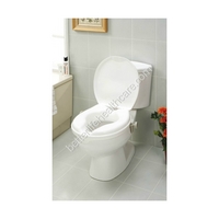 deluxe raised toilet seat 2in