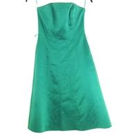 debut size 8 formal jade green strapless dress