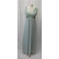 Dessy Collection - Size: 8 - Green - Full length dress