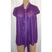 Deby Debo Large Purple Short Sleeved Blouse