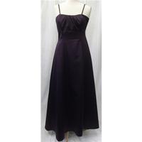 debut size 10 purple long dress