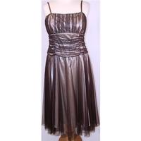 definitions size 12 brown dress