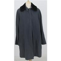 Debenhams Size 10 Grey/Black Coat