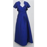 debut size 8 midnight blue evening dress bolero