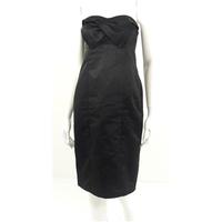 Debut at Debenhams Size 12 Black Strapless Minimal Chic Dress