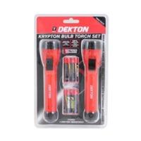 dekton 2 piece torch set with batteries