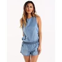 Detention Playsuit - Chambray