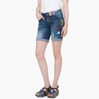 Denim Bermuda Shorts