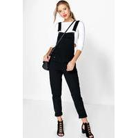 Denim Dungarees - black