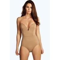 Deep Plunge Body - camel