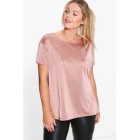 Debbie Slinky Boxy T-Shirt - rose