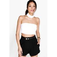 Detachable Choker Neck Bandeau - ivory