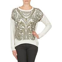 derhy factice womens sweatshirt in beige