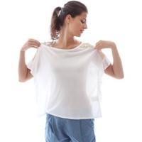 Denny Rose 63DR15014 T-shirt Women women\'s Cardigans in white