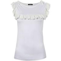 denny rose 73dr16007 canotta women bianco womens vest top in white