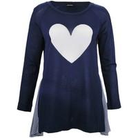 denny rose 73dr15006 t shirt women blue womens cardigans in blue