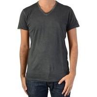 Deeluxe T-Shirt Deeluxe Paper W16105 Charcoal women\'s T shirt in black