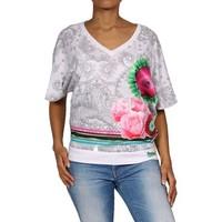 desigual womens t shirts croacia womens t shirt in white