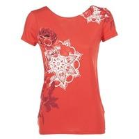 desigual ricolue womens t shirt in red