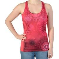 desigual debardeur 67t2sa6 purpura 3052 womens vest top in red