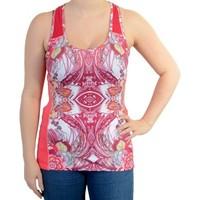 Desigual T-Shirt Tank Rouge women\'s Vest top in red