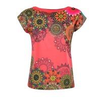 desigual tedorea womens t shirt in orange