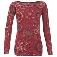 desigual glovite womens sweater in red