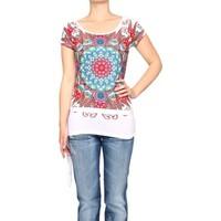 desigual womens tee shirt noa womens t shirt in white