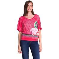 Desigual - Women\'s T-shirts CROACIA women\'s T shirt in pink