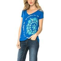 Desigual - Women\'s T-shirts ORGU women\'s T shirt in blue