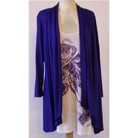debenhams size 12 purple long sleeved shirt