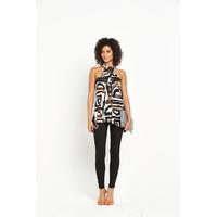 Definitions Printed Wrap Halter Tunic