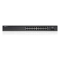 Dell Networking N2024 L2 24x 1gbe + 2x 10gbe Sfp+ Fixed Ports Stacking Io To Psu Airflow Ac/lifetime Limited Hardware Warranty