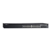 dell networking n1524 switch 24 ports managed rack mountable