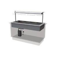 designline drop in dry heat bain marie hbm4