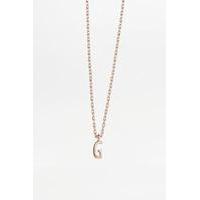 Delicate Initial Necklace, SILVER