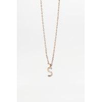 Delicate Initial Necklace, NEUTRAL MULTI