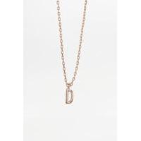 Delicate Initial Necklace, GREY