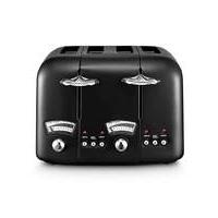 Delonghi Argento Breakfast Black Toaster