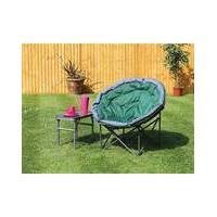 Deluxe range large green moon chair